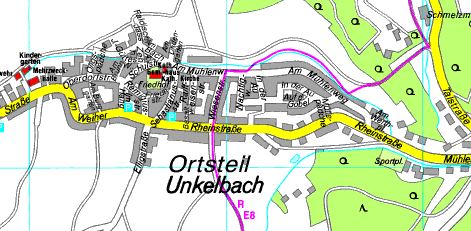 Stadtplan Unkelbach